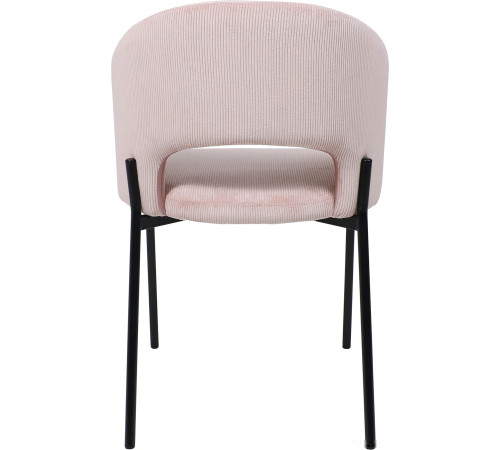 Стул AksHome Elsa розовый велюр Fjord 91/черный