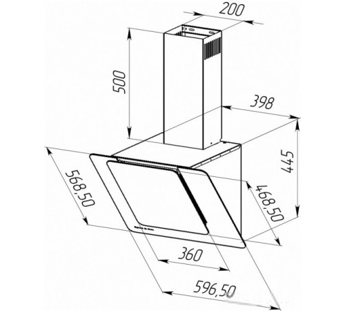Кухонная вытяжка Zigmund & Shtain K 150.6 B