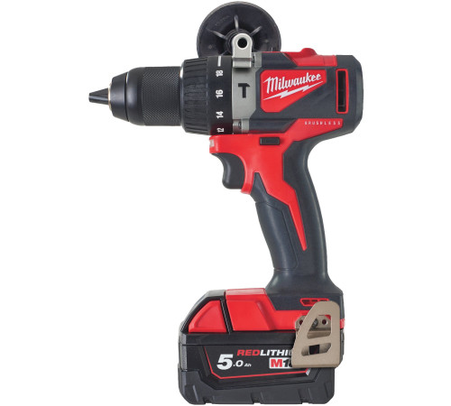 Ударная дрель-шуруповерт Milwaukee M18 BLPD2-502X 4933464517 с 2-мя АКБ 5 Ач, кейс