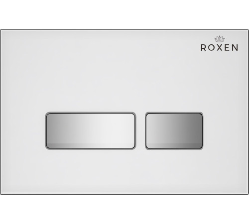 Унитаз подвесной Roxen Martin в комплекте с инсталляцией StounFix Dual Fresh 6 в 1 968524 кнопка: белый/хром