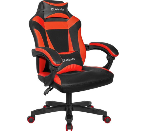 Кресло Defender Master черный/красный