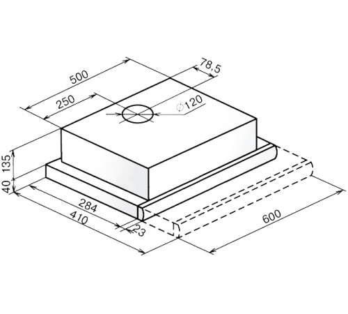 Кухонная вытяжка Faber Flox Glass BK A60 [110.0436.364]