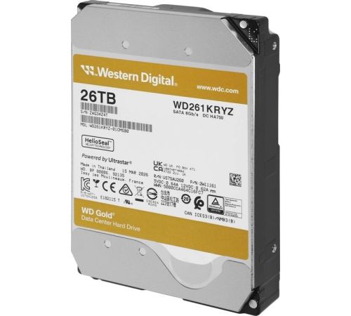 Жесткий диск WD Gold 26TB WD261KRYZ