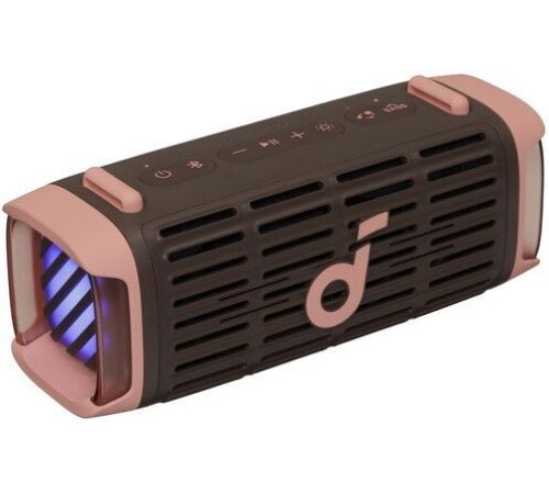 Беспроводная колонка Anker SoundCore Boom 3i коричневый/розовый