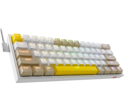 Клавиатура Redragon Fizz Redragon Red, белый/бежевый