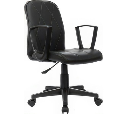 Кресло Бюрократ CH-327 черный экокожа