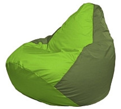 Кресло-мешок Flagman Груша Мини L Г0.1-164 салатовый/оливковый