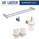 Набор аксессуаров для ванной Lauter 21SH2081 + 21SH42091 + 21SH2091 + 21SH42021 Chrome, 4 предмета