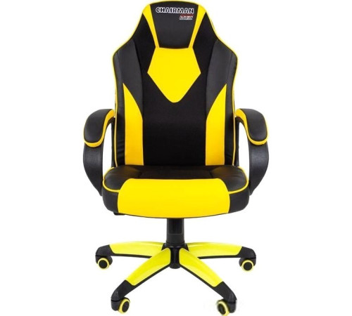 Кресло CHAIRMAN Game 17 черный/желтый