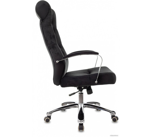 Офисное кресло Бюрократ T-9928SL Fabric черный Italia Black/крестовина металл хром