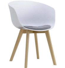 Стул с подлокотниками Stool Group Libra Soft белый