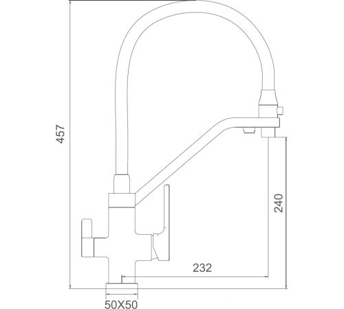 Смеситель Gappo G4317-8