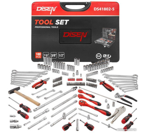 Набор домашнего мастера Disen DS41802-5 180 предметов