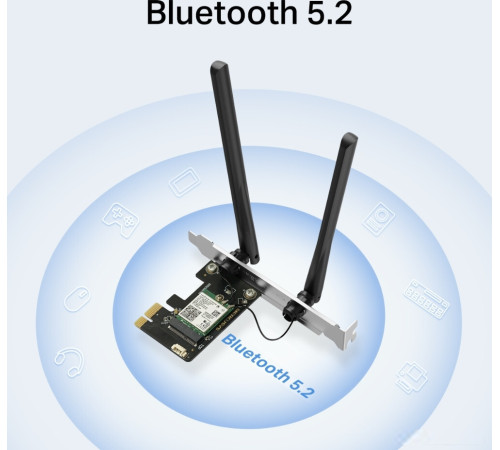 Wi-Fi/Bluetooth адаптер Mercusys MA80XE