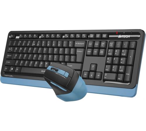 Офисный набор A4Tech Fstyler FGS1035Q черный/синий
