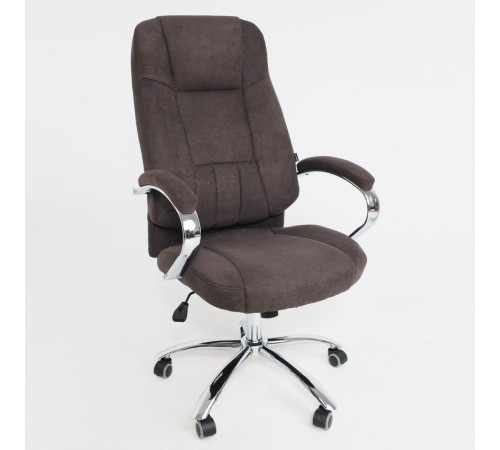 Офисное кресло AksHome King A ткань, коричневый