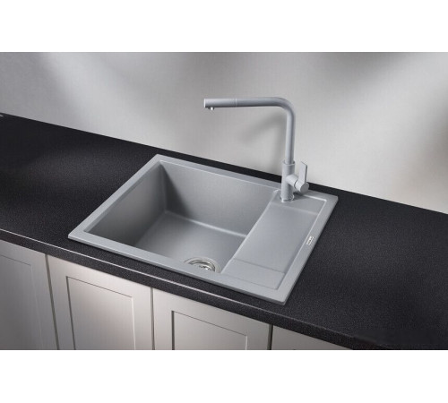 Кухонная мойка Granula GR-6002 алюминиум