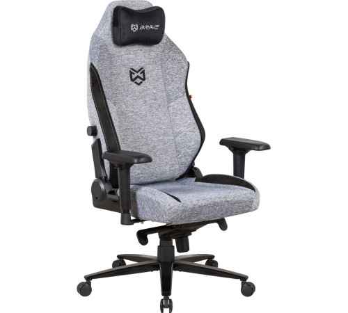 Игровое геймерское кресло Brave Troll серый