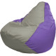 Кресло-мешок Flagman Груша Макси Г2.1-346 сиреневый/серый