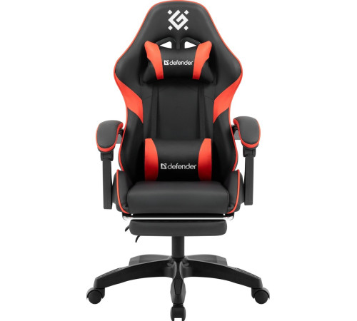 Игровое геймерское кресло Defender Serenity черный/красный