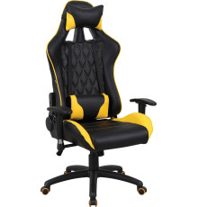 Кресло Brabix GT Master GM-110 черный/желтый