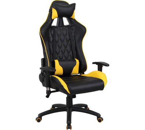 Кресло Brabix GT Master GM-110 черный/желтый