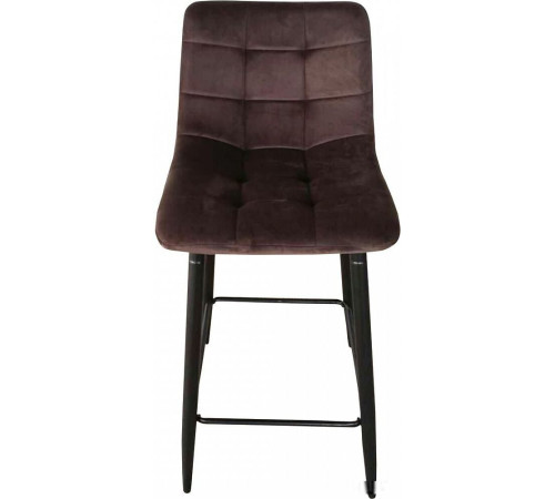 Стул AksHome Mia коричневый велюр HLR49/черный