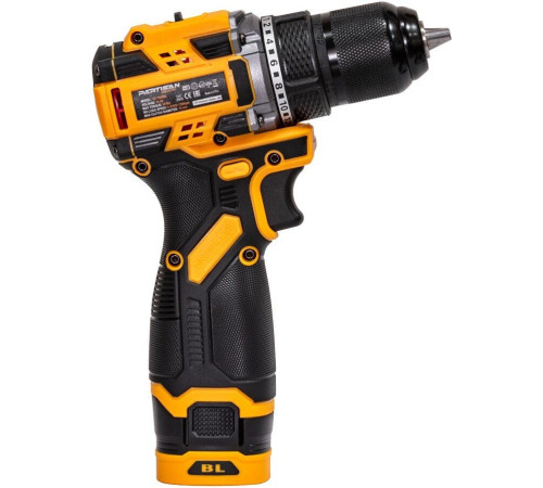 Дрель-шуруповерт Partisan AD-1660BL с 2-мя АКБ, кейс