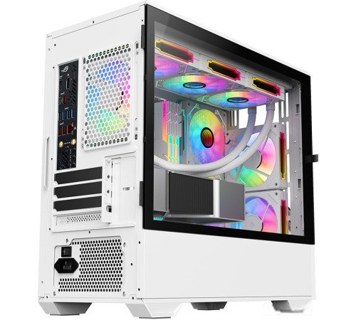 Корпус 1stPlayer DK D7 D7-WH-3F1-W