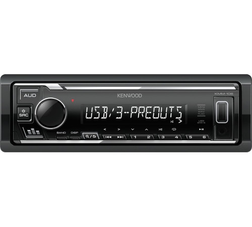 USB-магнитола Kenwood KMM-106