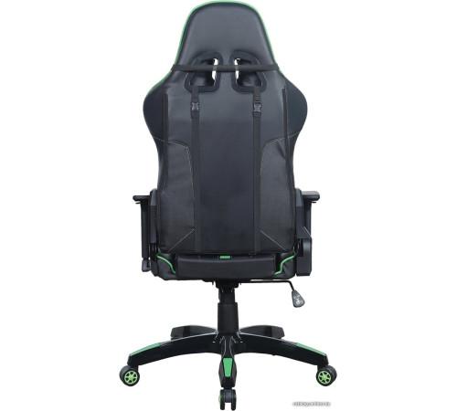 Игровое геймерское кресло Brabix GT Carbon GM-120 черный/зеленый