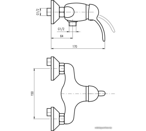 Смеситель Slezak RAV Labe L581.5SM