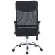 Кресло Situp Flay chrome сетка black/black