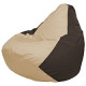 Кресло-мешок Flagman Груша Мини L Г0.1-146 светло-бежевый/коричневый