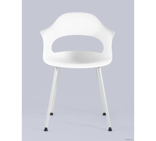 Стул с подлокотниками Stool Group Lady белый