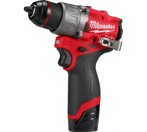 Дрель-шуруповерт Milwaukee M12 FUEL M12FDD2-202X 4933479873 с 2-мя АКБ 2 Ач, кейс