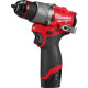 Дрель-шуруповерт Milwaukee M12 FUEL M12FDD2-202X 4933479873 с 2-мя АКБ 2 Ач, кейс