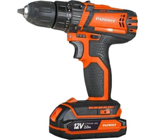 Дрель-шуруповерт Patriot BR 111ES 180201411 с 2-мя АКБ