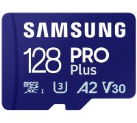 Карта памяти Samsung PRO Plus microSDXC 128GB MB-MD128SA/EU с адаптером