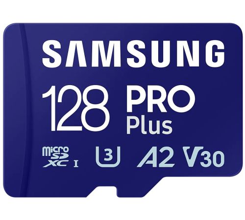 Карта памяти Samsung PRO Plus microSDXC 128GB MB-MD128SA/EU с адаптером