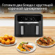 Аэрогриль аэрофритюрница Tefal Dual Easy Fry EY9428E0