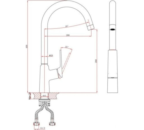 Смеситель A-Five A5-1124