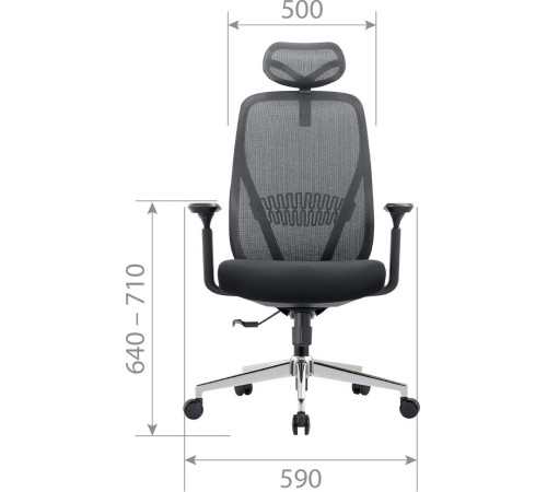 Кресло CHAIRMAN CH585 черный