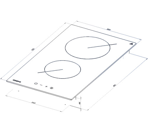 Варочная панель Akpo PKA 30830 BL
