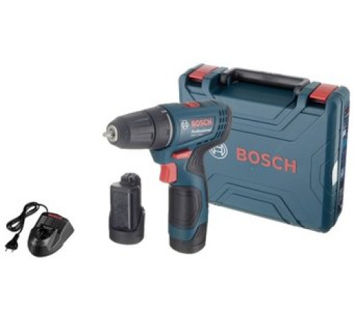 Дрель-шуруповерт Bosch GSR 120-LI Professional 06019G8020 с 2-мя АКБ, кейс