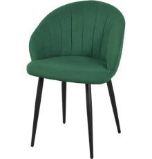 Стул с подлокотниками СоюзРегионПоставка Моника СРП-050 велюр, Dream Forest зеленый/муар черный