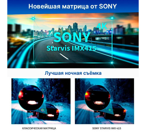 Видеорегистратор-GPS информатор 2в1 TrendVision TDR-725 Real 4K Max