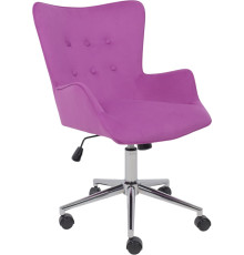 Офисное кресло AksHome Bella Chrome Velluto 41 велюр/фиолетовый