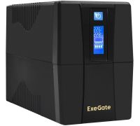 Источник бесперебойного питания ExeGate Power Smart ULB-850.LCD.AVR.2SH.RJ.USB EP285478RUS