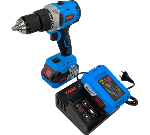 Дрель-шуруповерт Toua DBLD180-1 с 1-м АКБ, кейс